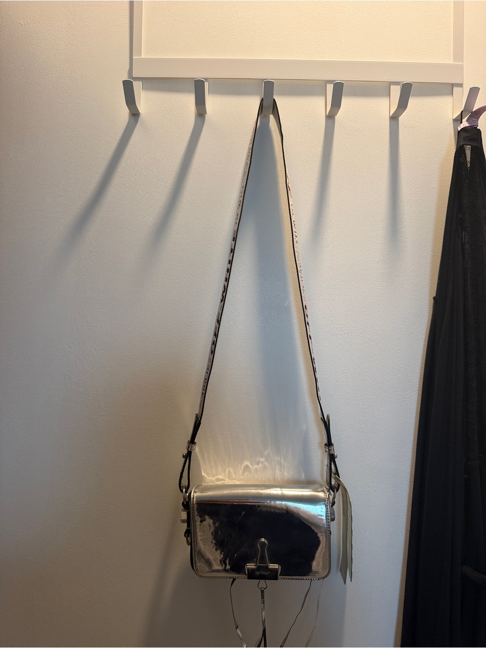 OFF-WHITE™ MIRROR MINI BINDER CLIP BAG
